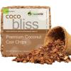 imageCoco Chips 10lbs  Char Bliss 8 Qts  Coco Chips for Plants ampamp Organic Biochar for Plants  Biochar Soil Amendment ampamp Coconut Mulch  Coco Coir Chips  Charcoal for Plants  Garden Soil Potting Mix