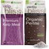 imagePerlite Bliss 8 Qts  Kelp Bliss 5lbs  Organic Perlite for Plants ampamp Kelp Meal Fertilizer  Horticultural Perlite for Gardening  Kelp Fertilizer for Plants  Garden Soil ampamp Potting Soil Mix
