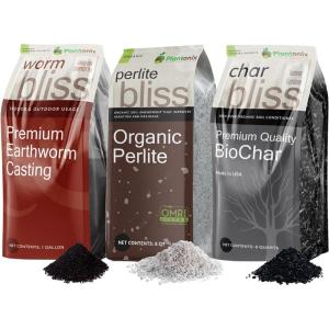 imagePerlite Bliss 8 Qts  Organic Perlite for Plants  Coarse Perlite Bulk Soil Amendment  Chunky Perlite for Plants Potting Soil Garden Soil ampamp Coco Coir  Horticultural Perlite for GardeningSoil Amendment Bundle