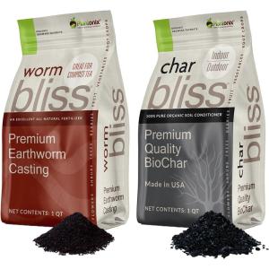 imagePerlite Bliss 8 Qts  Organic Perlite for Plants  Coarse Perlite Bulk Soil Amendment  Chunky Perlite for Plants Potting Soil Garden Soil ampamp Coco Coir  Horticultural Perlite for GardeningWorm Bliss  Char Bliss