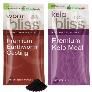 imageWorm Bliss 1 Gallon  Kelp Bliss 5lbs  Organic Worm Castings for Plants ampamp Kelp Meal Organic Fertilizer  Earthworm Castings Fertilizer  100 Natural Plant Food Rich in Vitamins ampamp Nutrients