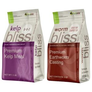 imageWorm Bliss 1 Qt  Kelp Bliss 1lb  Organic Worm Castings for Plants ampamp Kelp Meal Organic Fertilizer  Kelp Fertilizer for Plants  Kelp for Plants  Earthworm Castings Organic Fertilizer for Plants