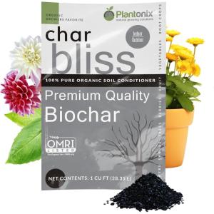 imagePerlite Bliss 1 Cubic Ft  Organic Perlite for Plants  Coarse Perlite Bulk Soil Amendment  Chunky Perlite for Plants Potting Soil Garden Soil ampamp Coco Coir  Horticultural Perlite for GardeningBiochar 1 Cubic Ft