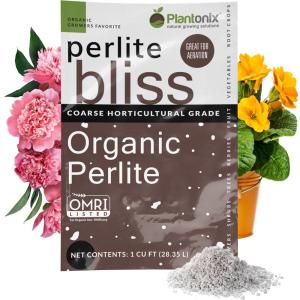 imagePerlite Bliss 1 Cubic Ft  Organic Perlite for Plants  Coarse Perlite Bulk Soil Amendment  Chunky Perlite for Plants Potting Soil Garden Soil ampamp Coco Coir  Horticultural Perlite for GardeningPerlite 1 Cubic Ft