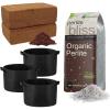 imageSeed Starting Potting Mix  Coco Coir 650gm Bricks 2Pack  Perlite Bliss 8 Qts  3 Gallon Grow Bags 3Pack  Organic Potting Soil Mix  Seed Starter Soil for Indoor Plants amp Outdoor PlantsCoco Coir  Perlite  3G Grow Bags