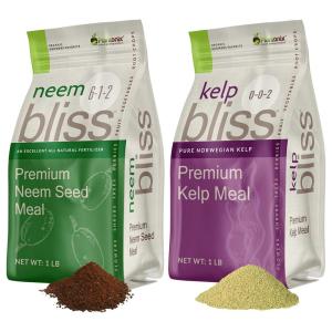 imageKelp Bliss 5lbs  Neem Bliss 5lbs  Kelp Meal Organic Fertilizer amp Neem Cake for Plants  Kelp Fertilizer for Plants  Neem Seed Meal Fertilizer  Natural Plant Food Rich in Vitamins amp NutrientsNeem Bliss  Kelp Bliss 1lb